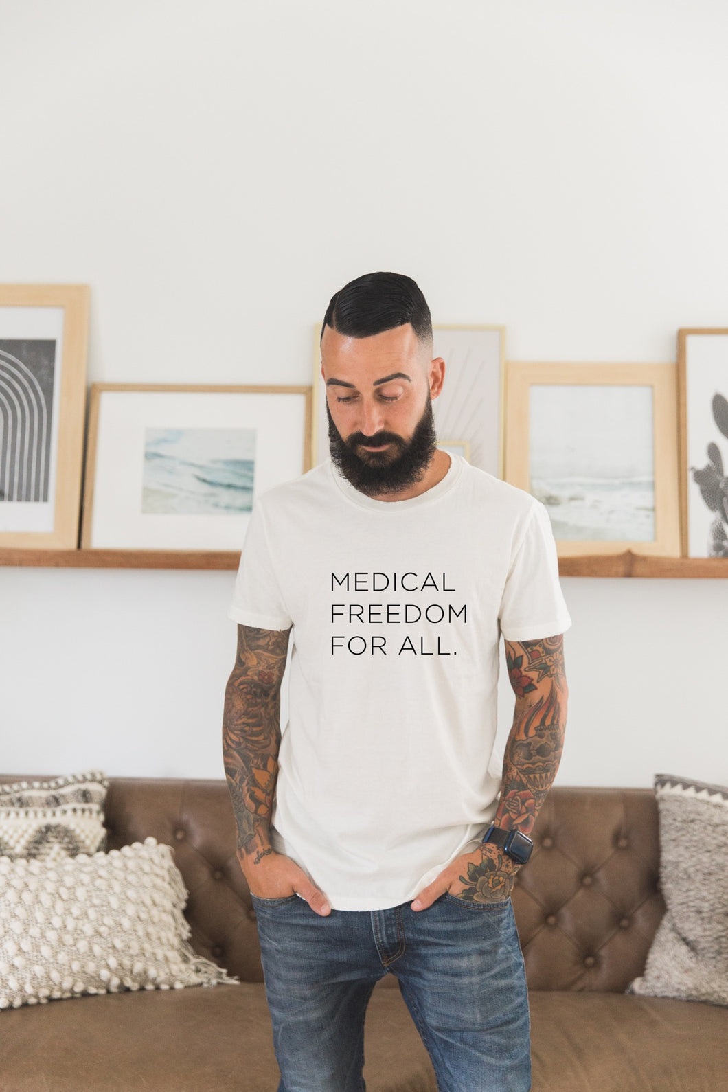 Medical Freedom For All - Distressed T-Shirt